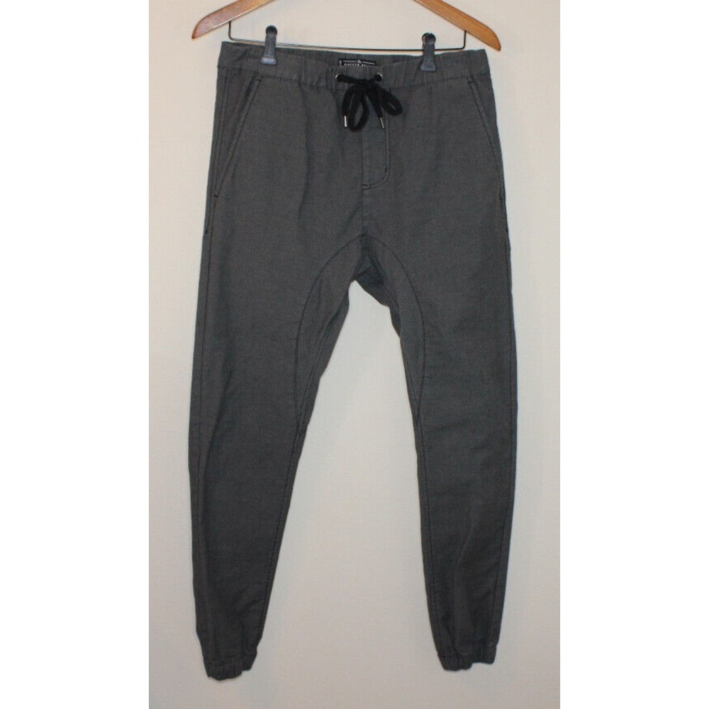 The Cuffed Chino by Cotton On Size 30 gray drawstring‎ pockets